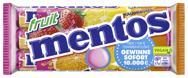 Mentos Frucht 3er Pack