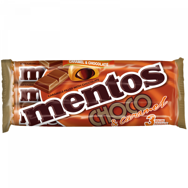 Mentos Choco Karamell & Schokolade 3er Pack